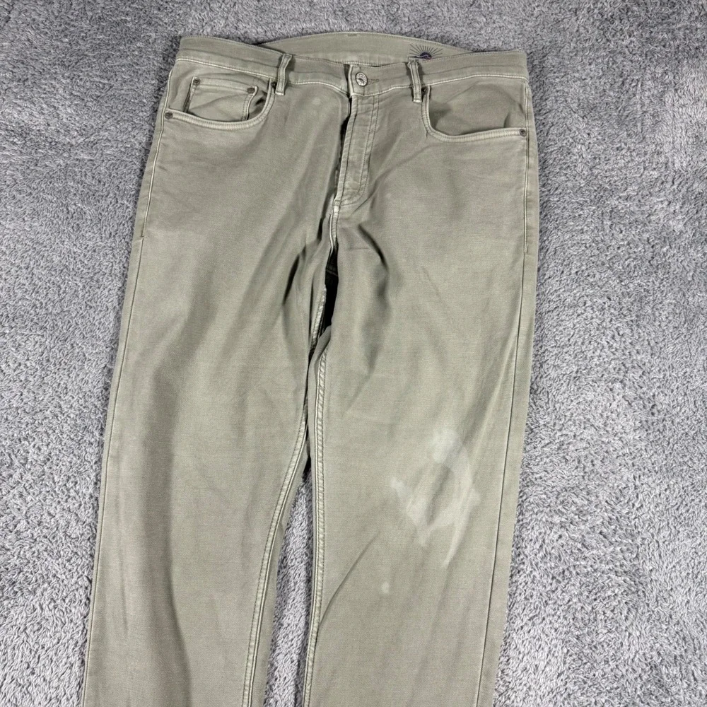 Faherty Stretch Terry Pants Mens 34x32 5-Pocket Stretch Soft Performance - Picture 2 of 10